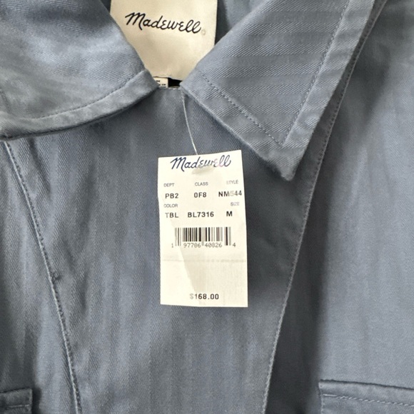 Madewell Blue Utility Jacket - Picture 5 of 5